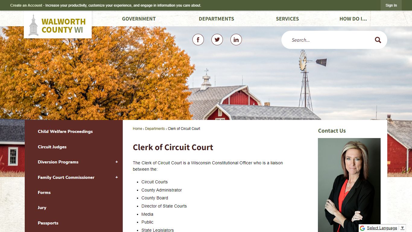 Clerk of Circuit Court | Walworth County, WI